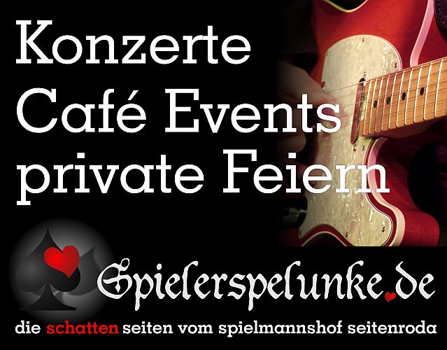 Veranstaltungen in der Spielerspelunke